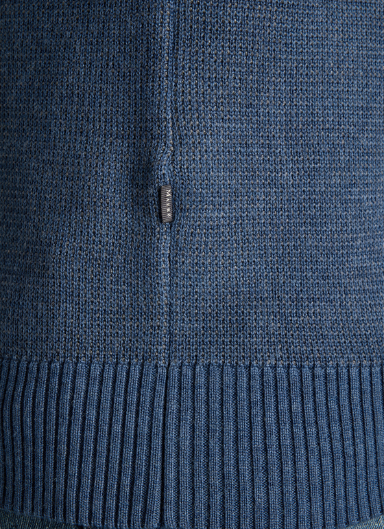 Pullover Troyer 1/1 Arm Nimes Blue Frontansicht