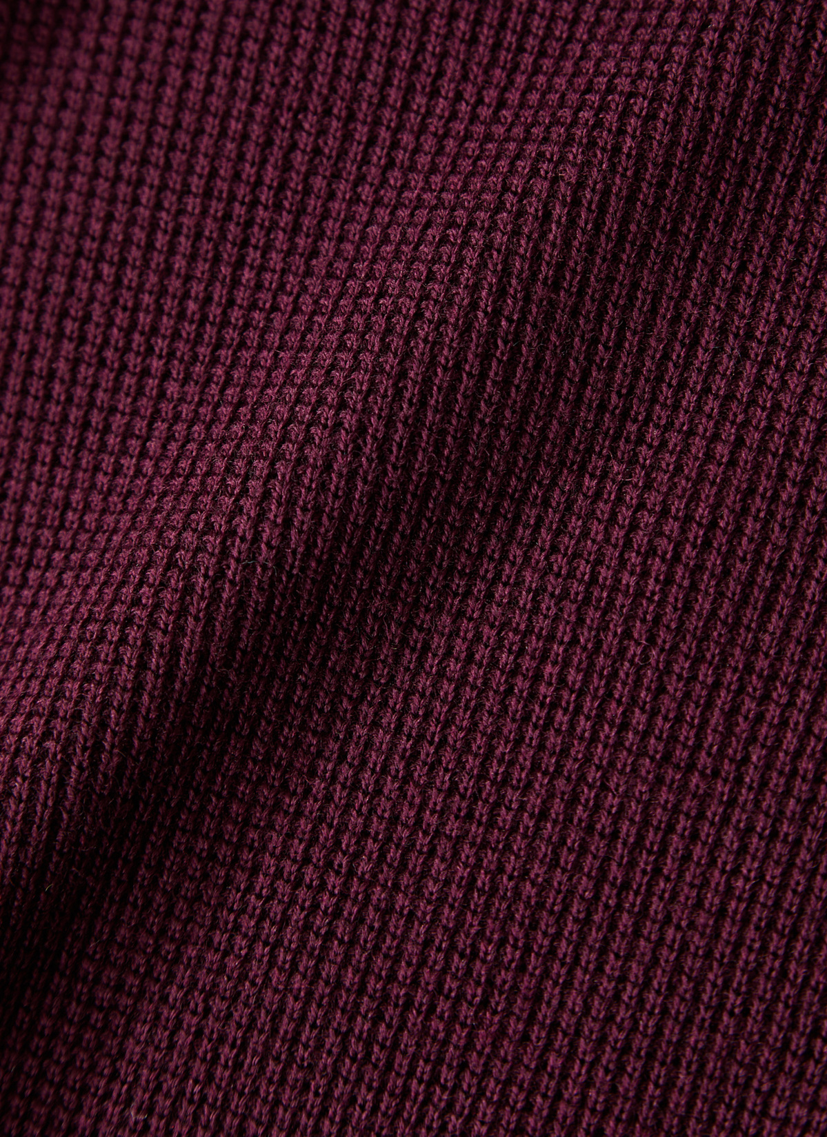 Pullover Stehkragen Zip 1/1 Arm, Barolo Wine 