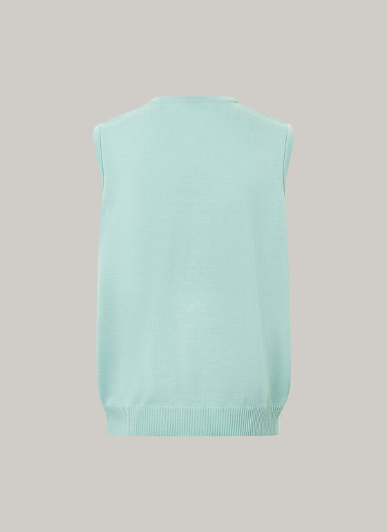 Classic Line: Pullunder Faded Mint Frontansicht