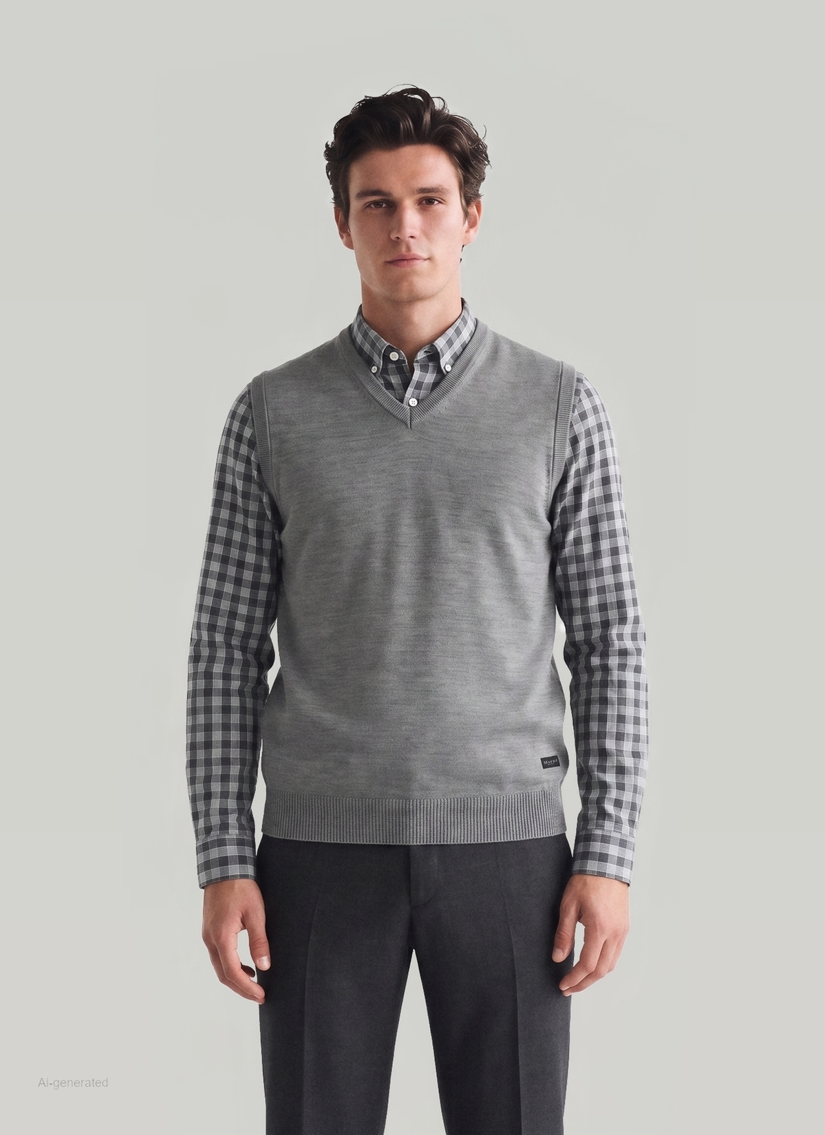 Classic Line: Pullunder, Shark Skin Frontansicht
