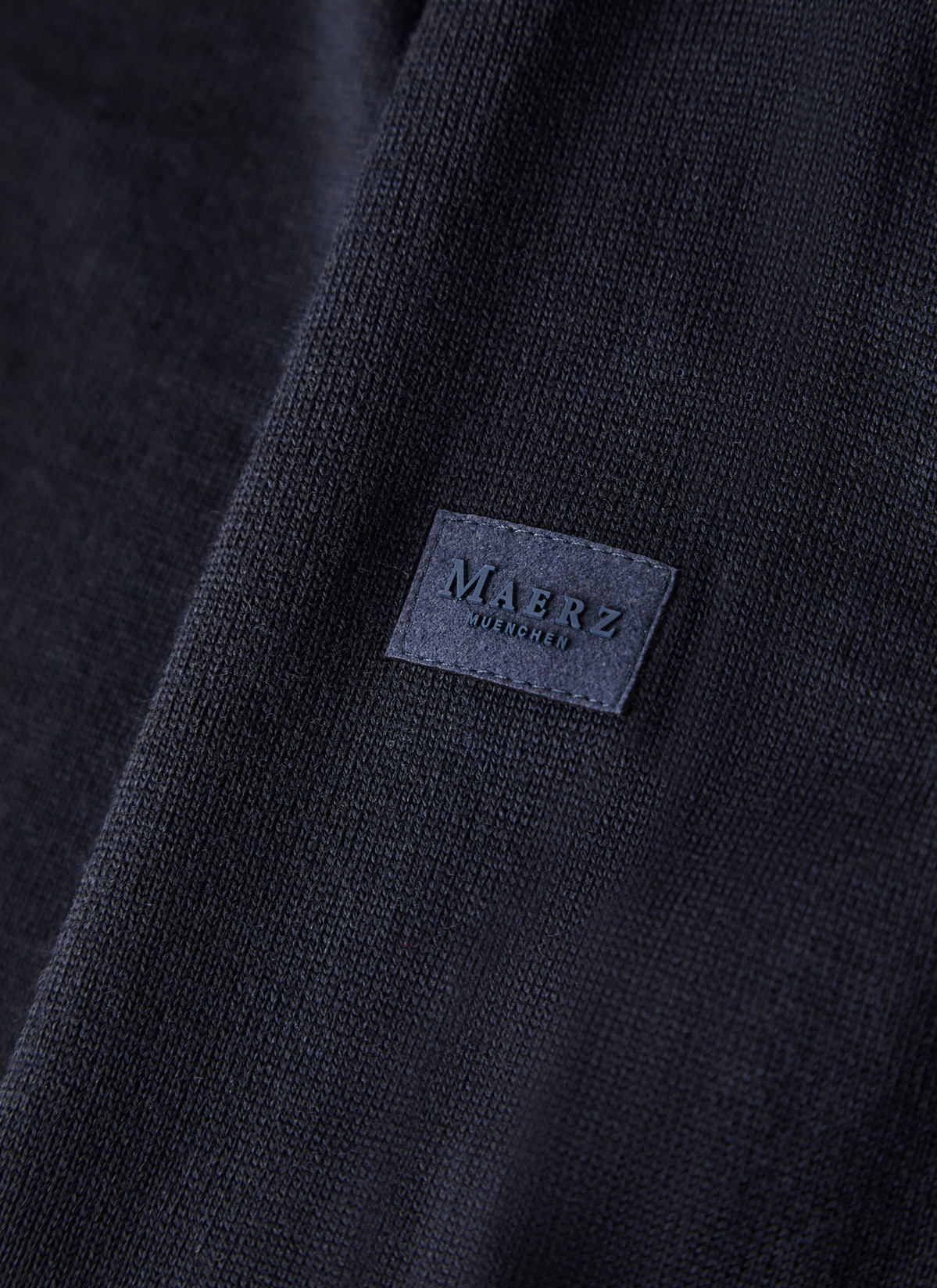 Pullover Stehkragen Zip 1/1 Arm, Navy 