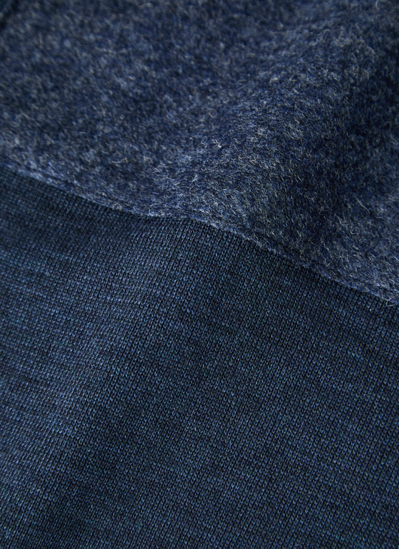 Pullover Troyer 1/1 Arm Nightfall Blue Frontansicht