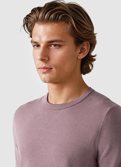 Pullover Rundhals 1/1 Arm width=