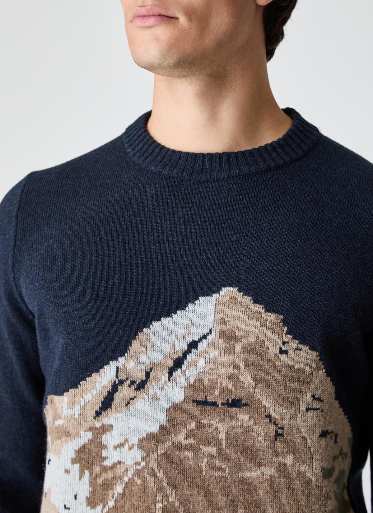 Pullover Rundhals 1/1 Arm, Bright Night Detailansicht 2