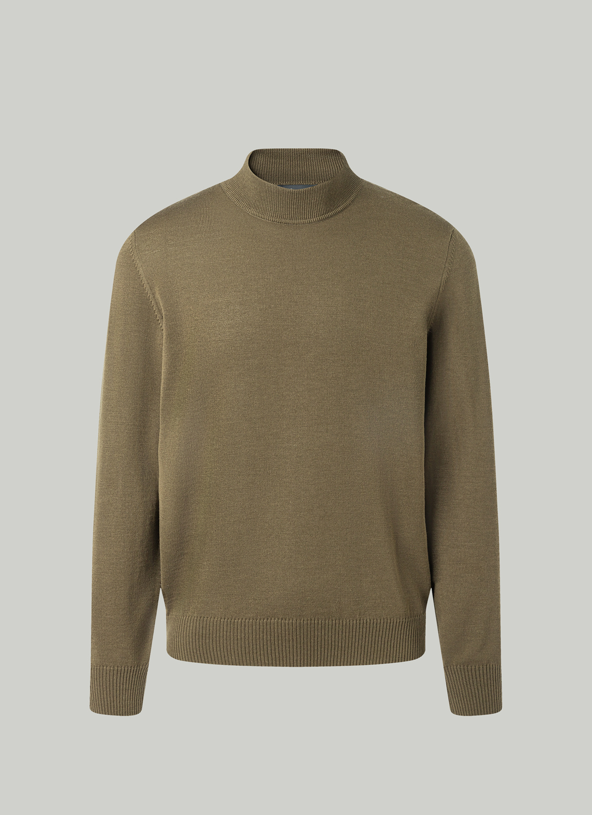 Classic Line: Stehbund-Pullover, Fresh Herbs Detailansicht 2