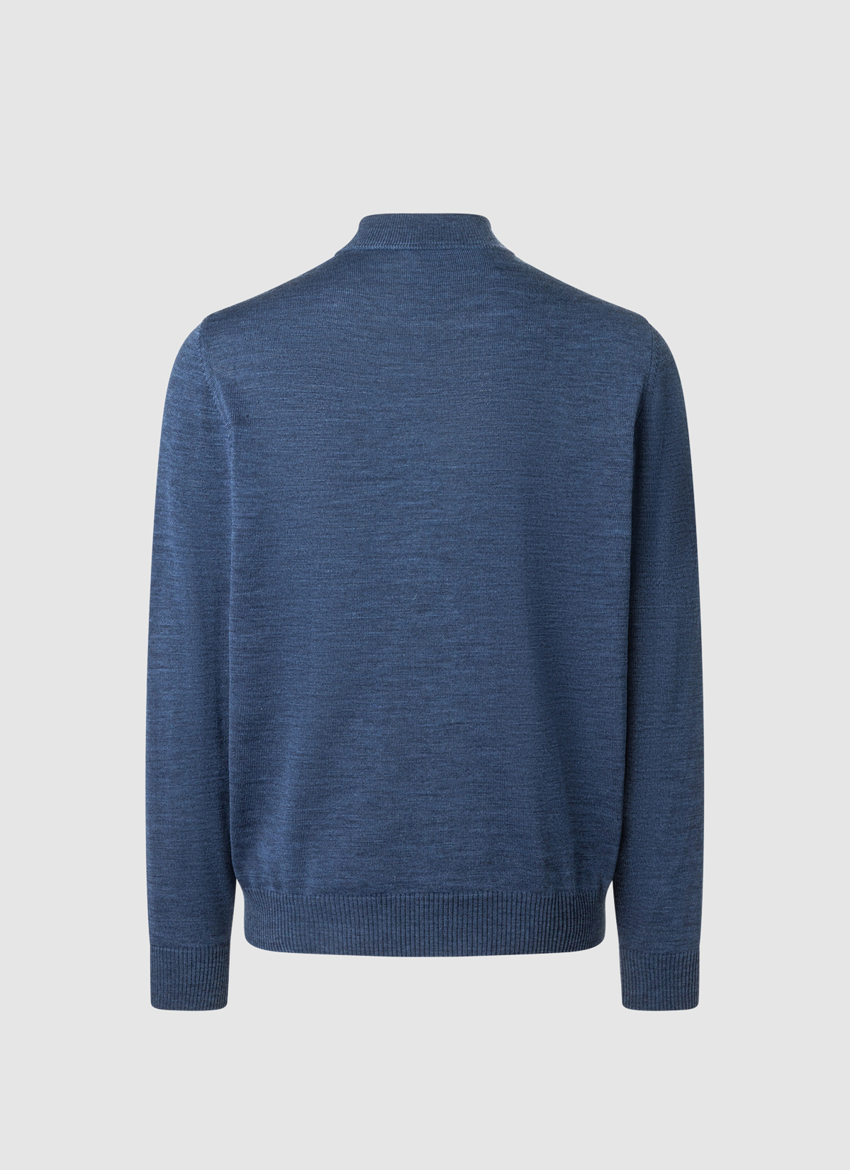 Classic Line: Stehbund-Pullover, Deep Sea Rückansicht