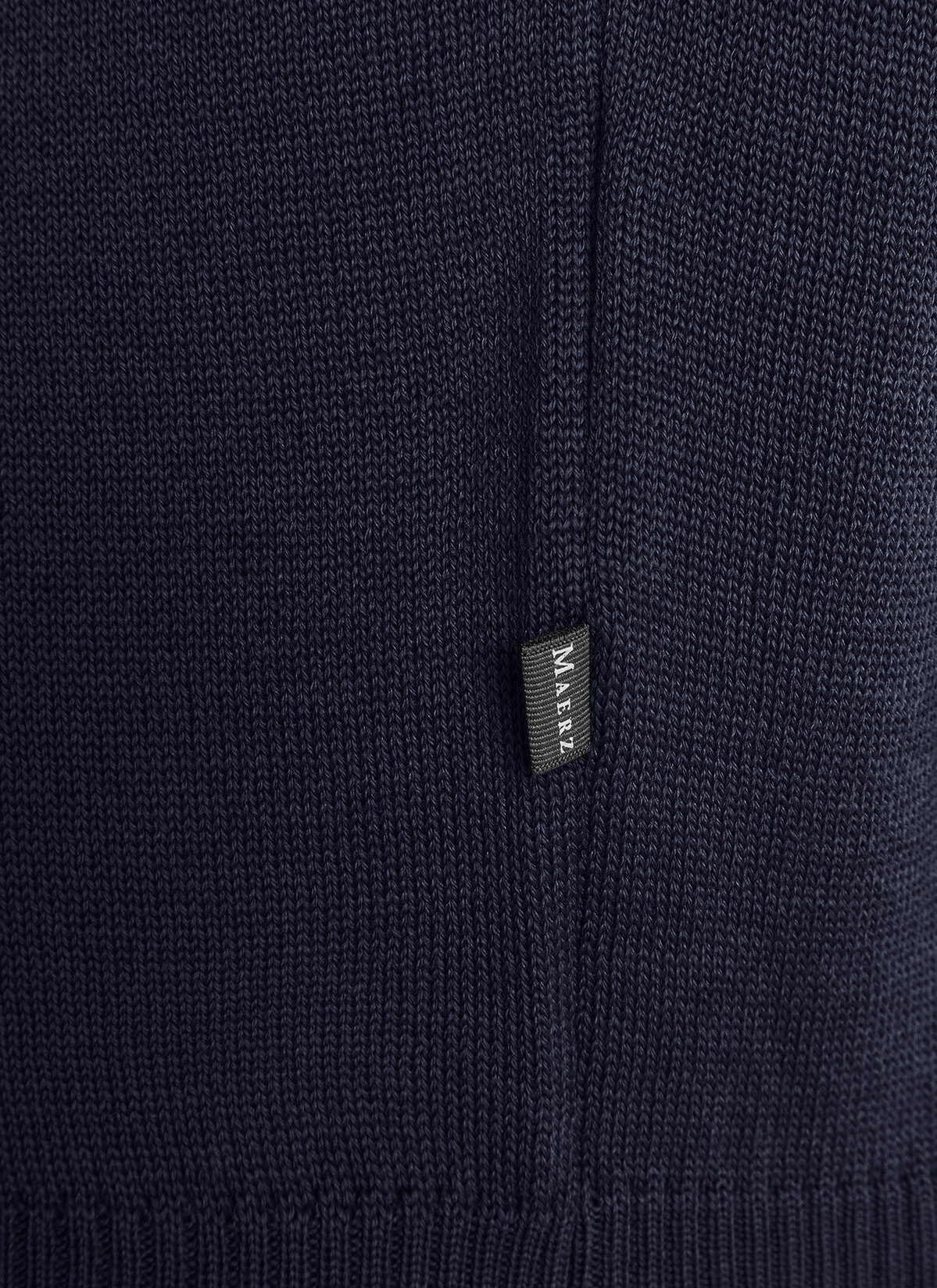 Classic Line: Stehbund-Pullover, Navy Detailansicht 1