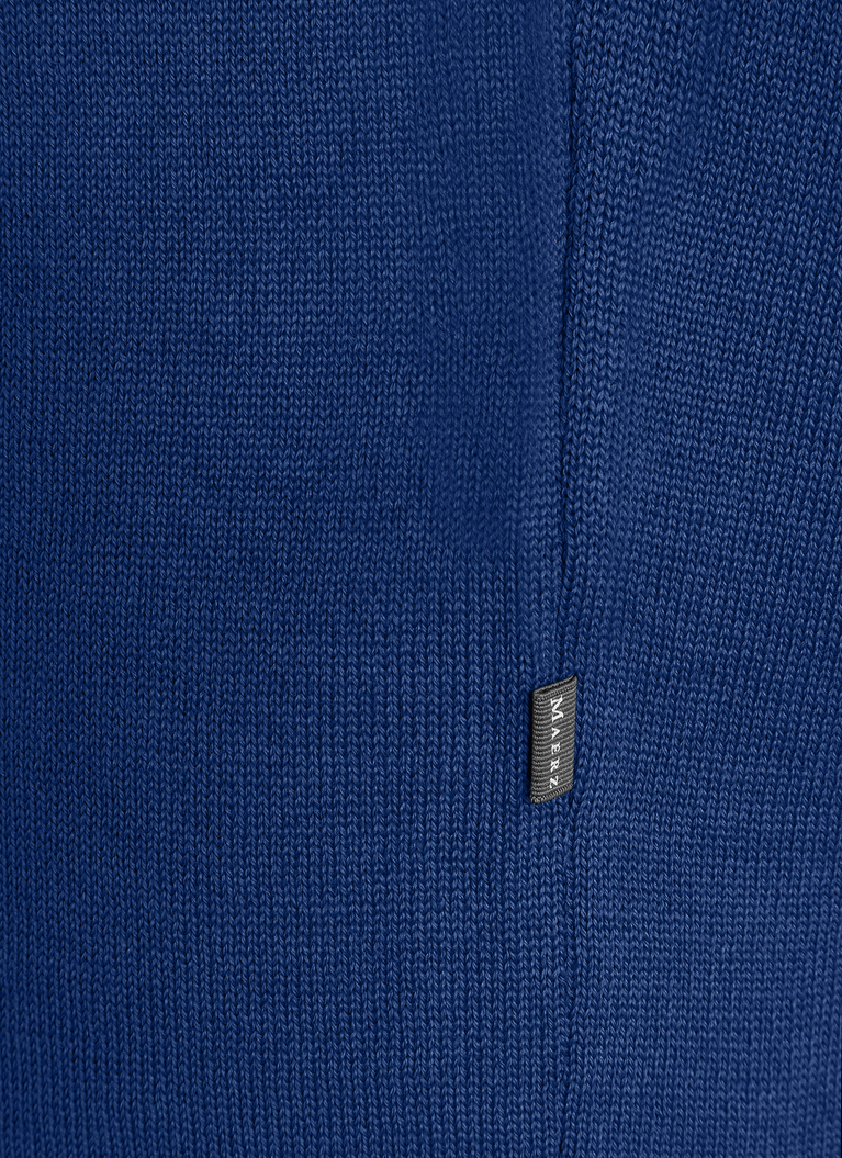 Pullover, V-Neck, Cobalt Blue Detailansicht 1