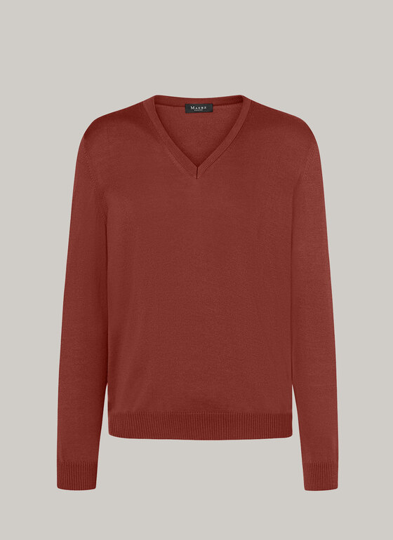 Pullover, V-Neck Red Planet Frontansicht
