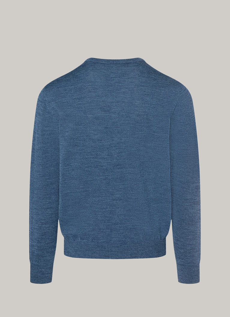 Pullover, Denim Rückansicht