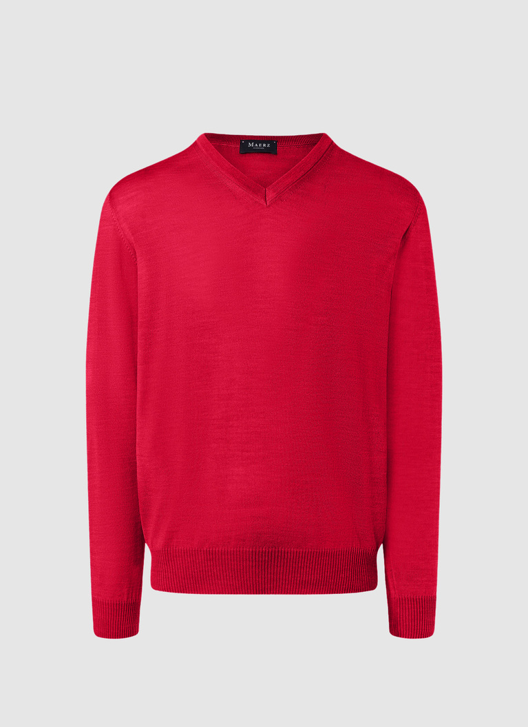 Pullover, Flash Red Frontansicht