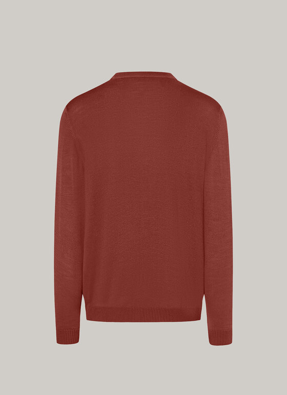 Pullover, O-Neck Red Planet Frontansicht