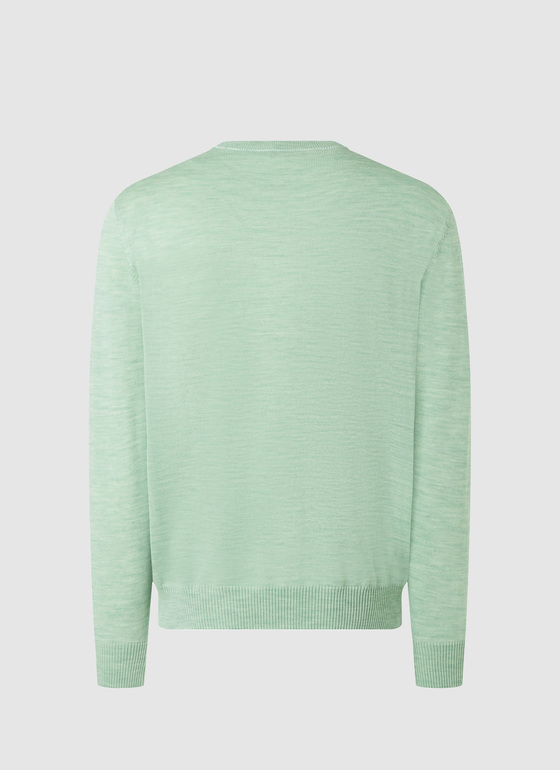 Pullover Frosted Mint Frontansicht