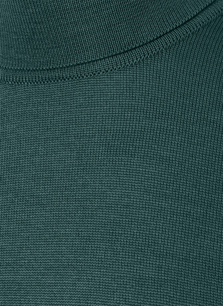 Pullover, Turtle-Neck, Bottle Green Detailansicht 1