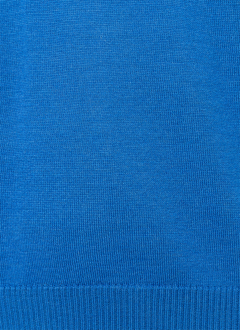 Pullover, Turtle-Neck, Intensive Blue Detailansicht 1