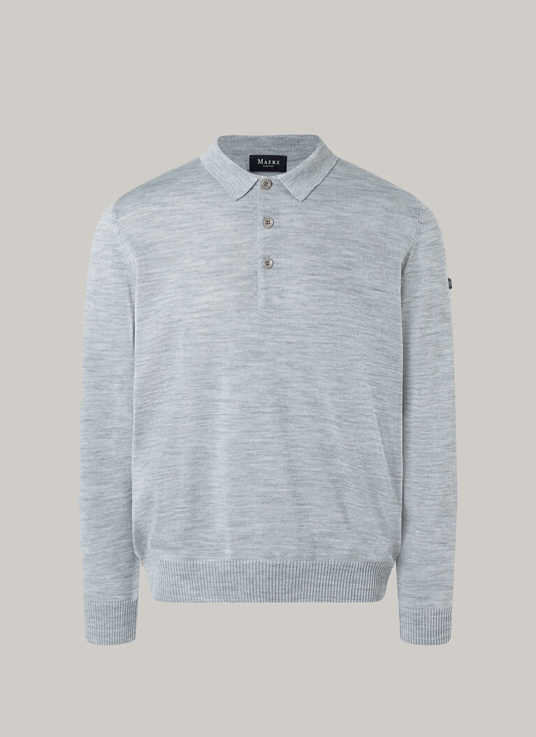 Pullover, Polo-Neck, Foggy Valley Frontansicht