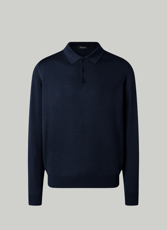 Pullover Navy Frontansicht