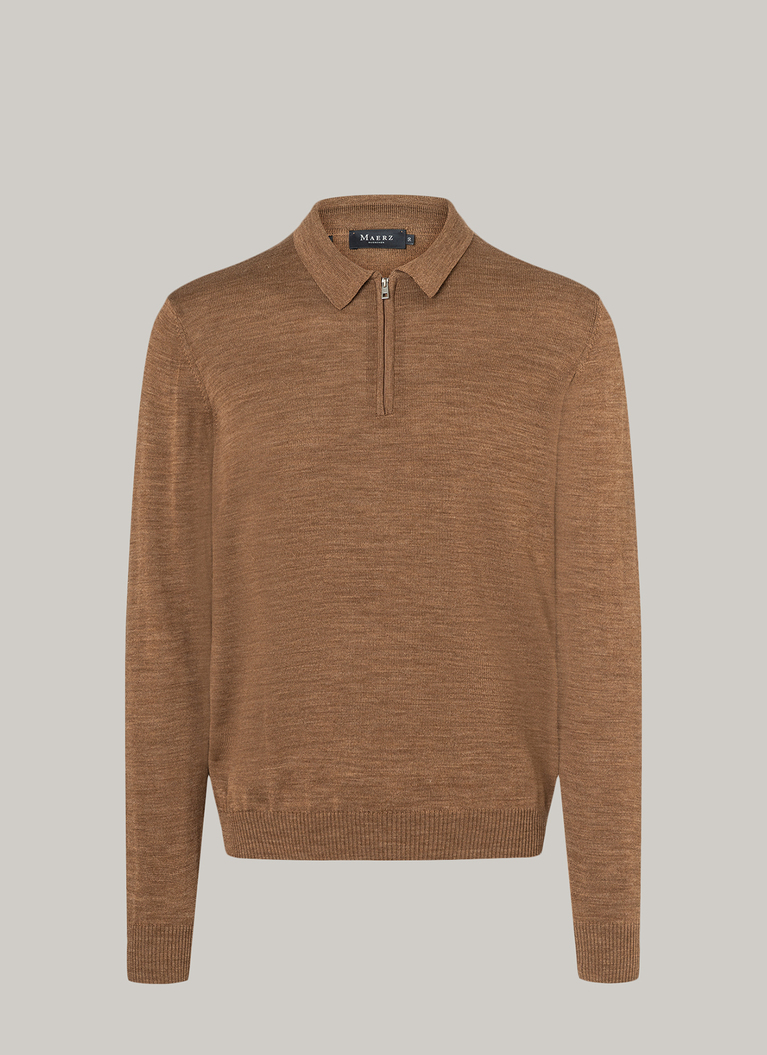 Pullover, Polo-Neck, Teddy Frontansicht