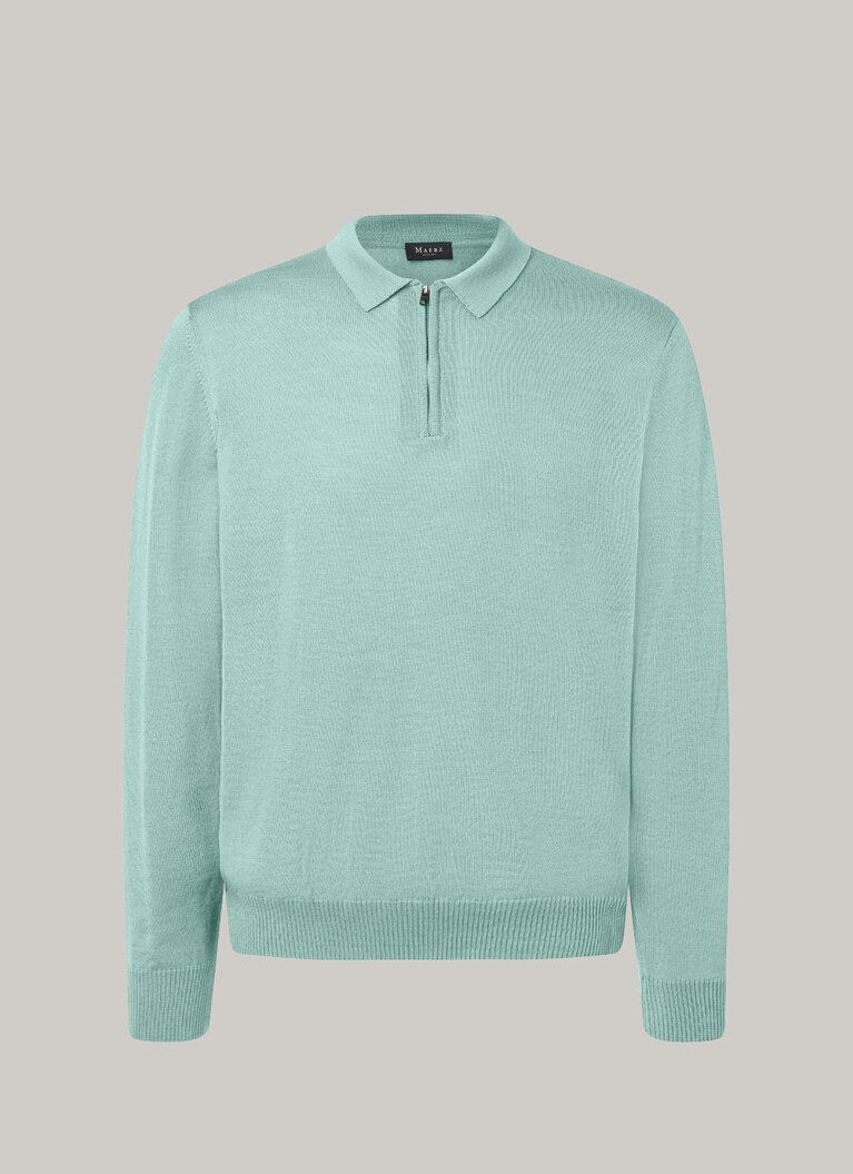 Pullover, Faded Mint Frontansicht
