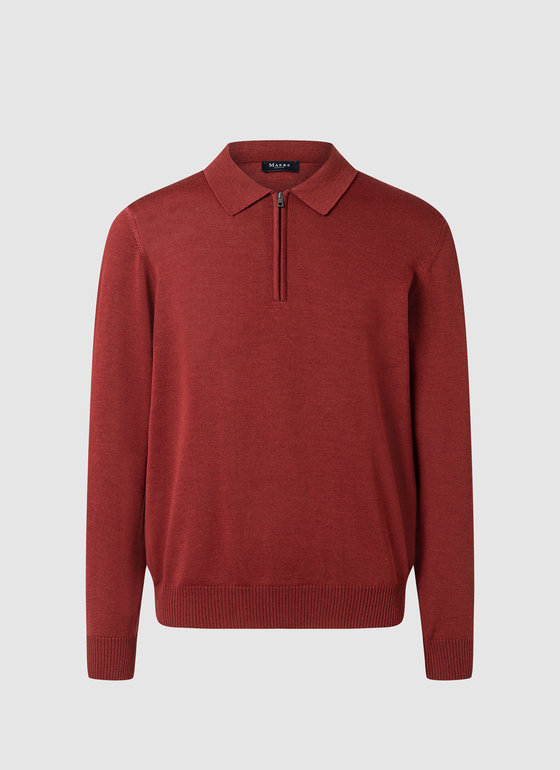 Pullover Smooth Cherry Frontansicht