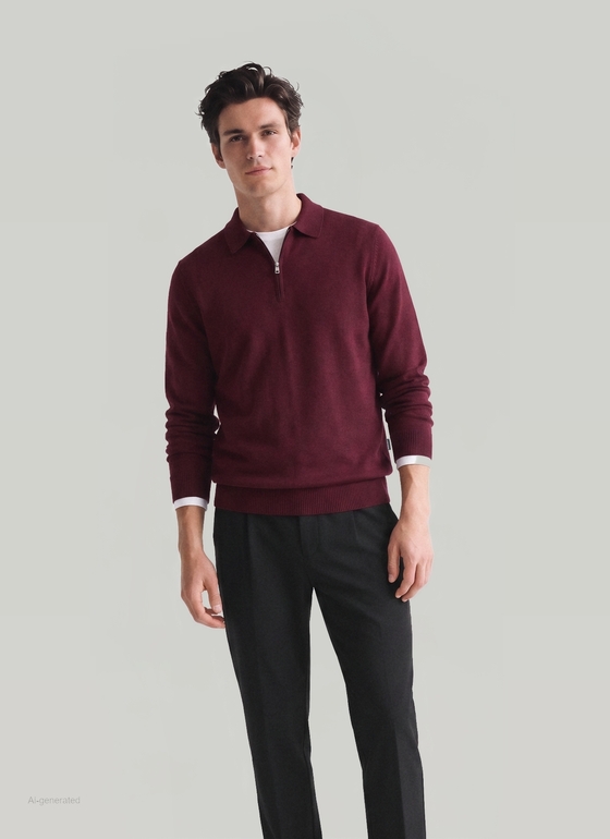 Pullover Barolo Wine Frontansicht