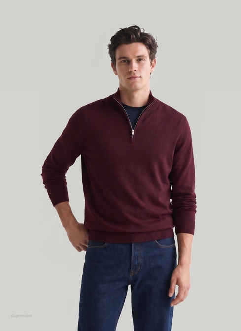 Pullover Stehkragen 1/1 Arm width=