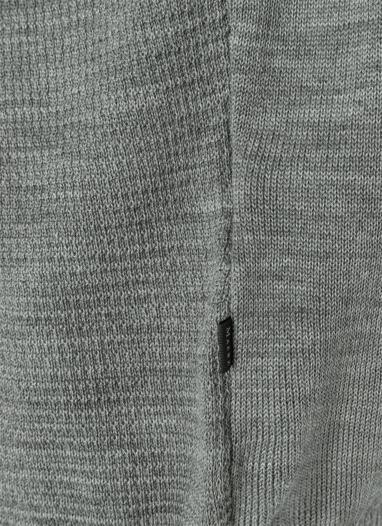 Pullover Rundhals 1/1 Arm, Mercury Grey Detailansicht 1
