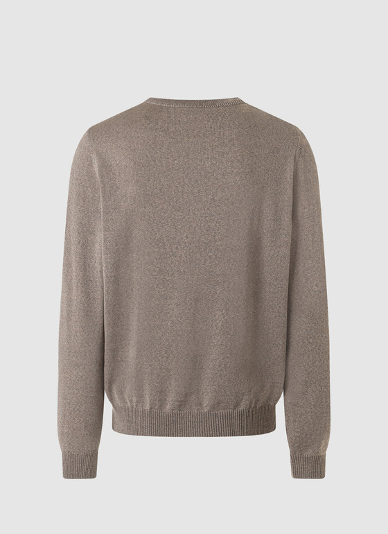 Pullover Rundhals 1/1 Arm Twig Frontansicht
