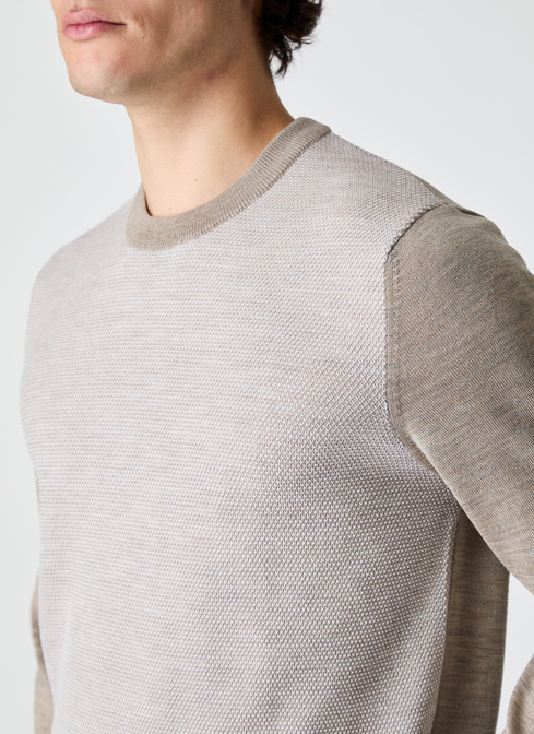 Pullover Rundhals 1/1 Arm width=