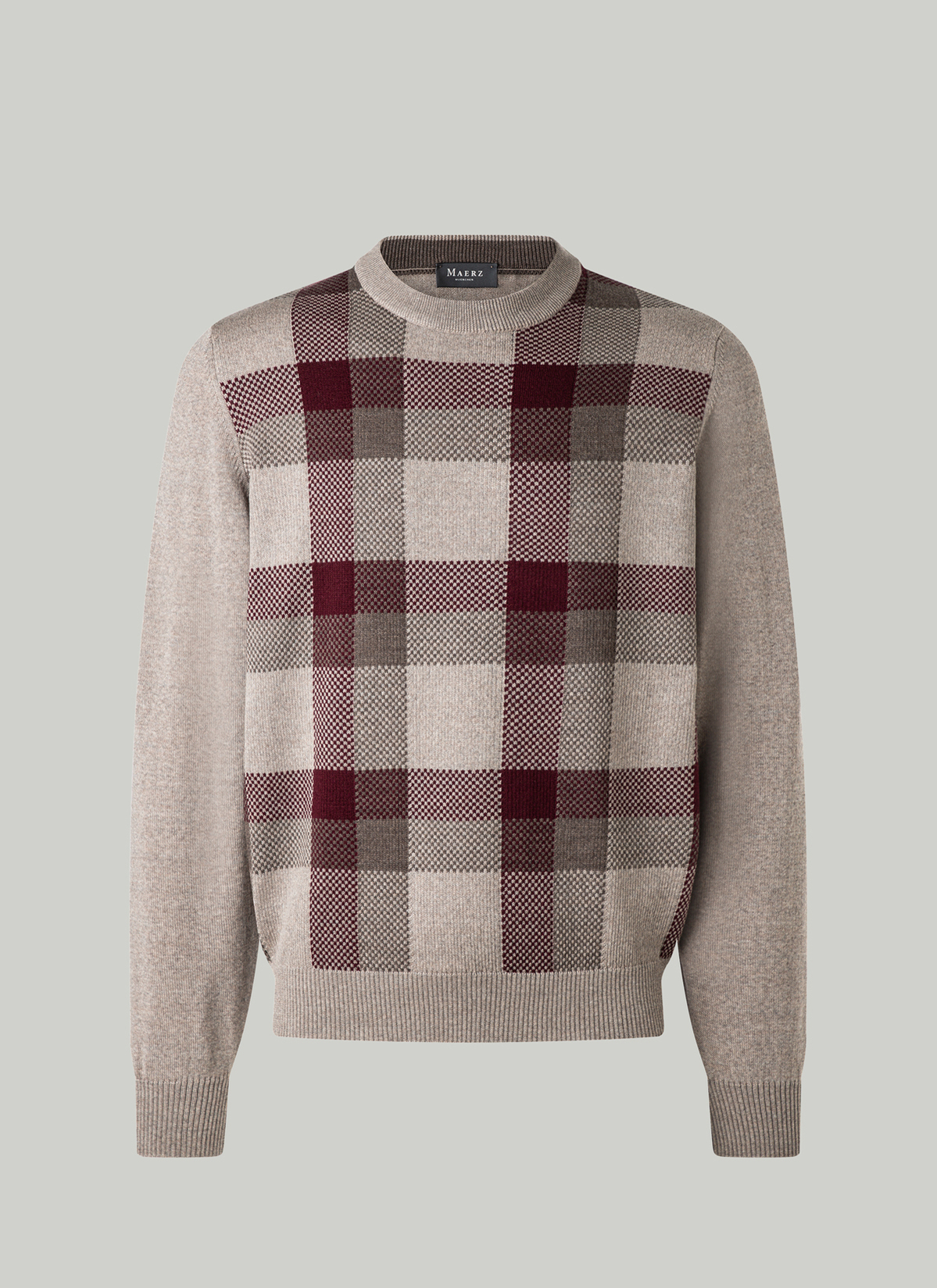 Pullover Rundhals 1/1 Arm, Cedar Wood 