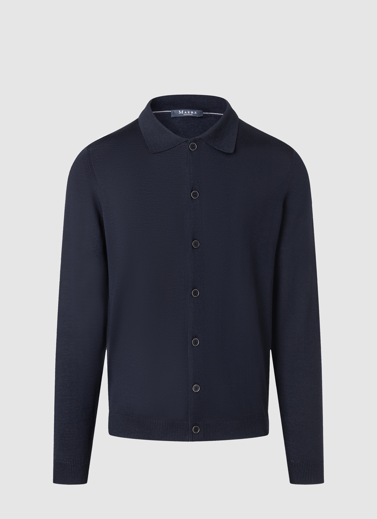 Strick Overshirt, Navy