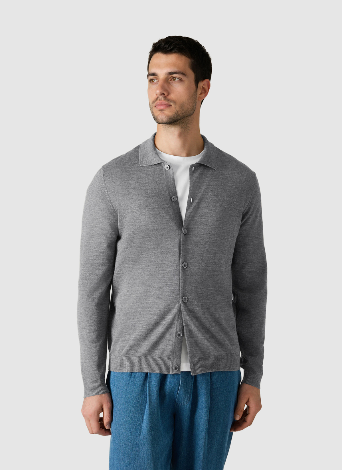 Strick Overshirt, Gresh Frontansicht