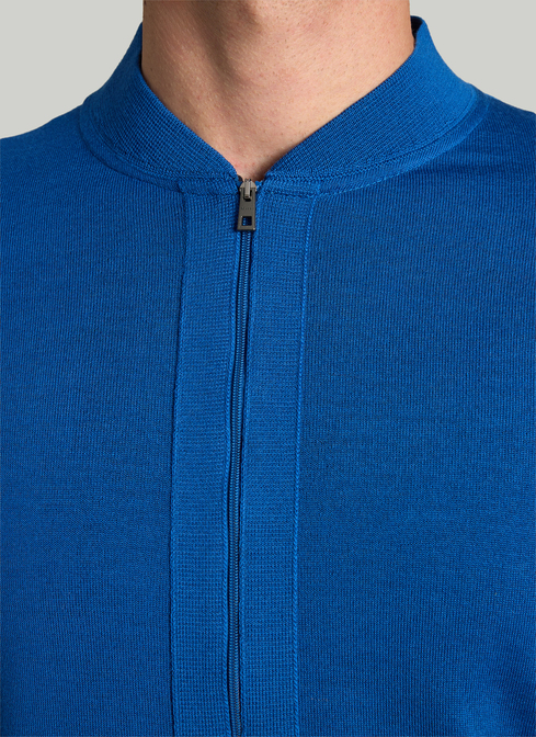 Strickjacke Zip 1/1 Arm width=
