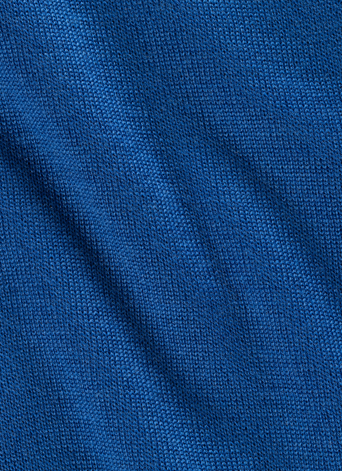 Strickjacke Zip 1/1 Arm, Medium Blue 