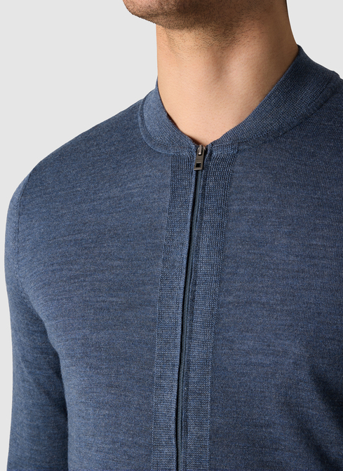 Strickjacke Zip 1/1 Arm width=