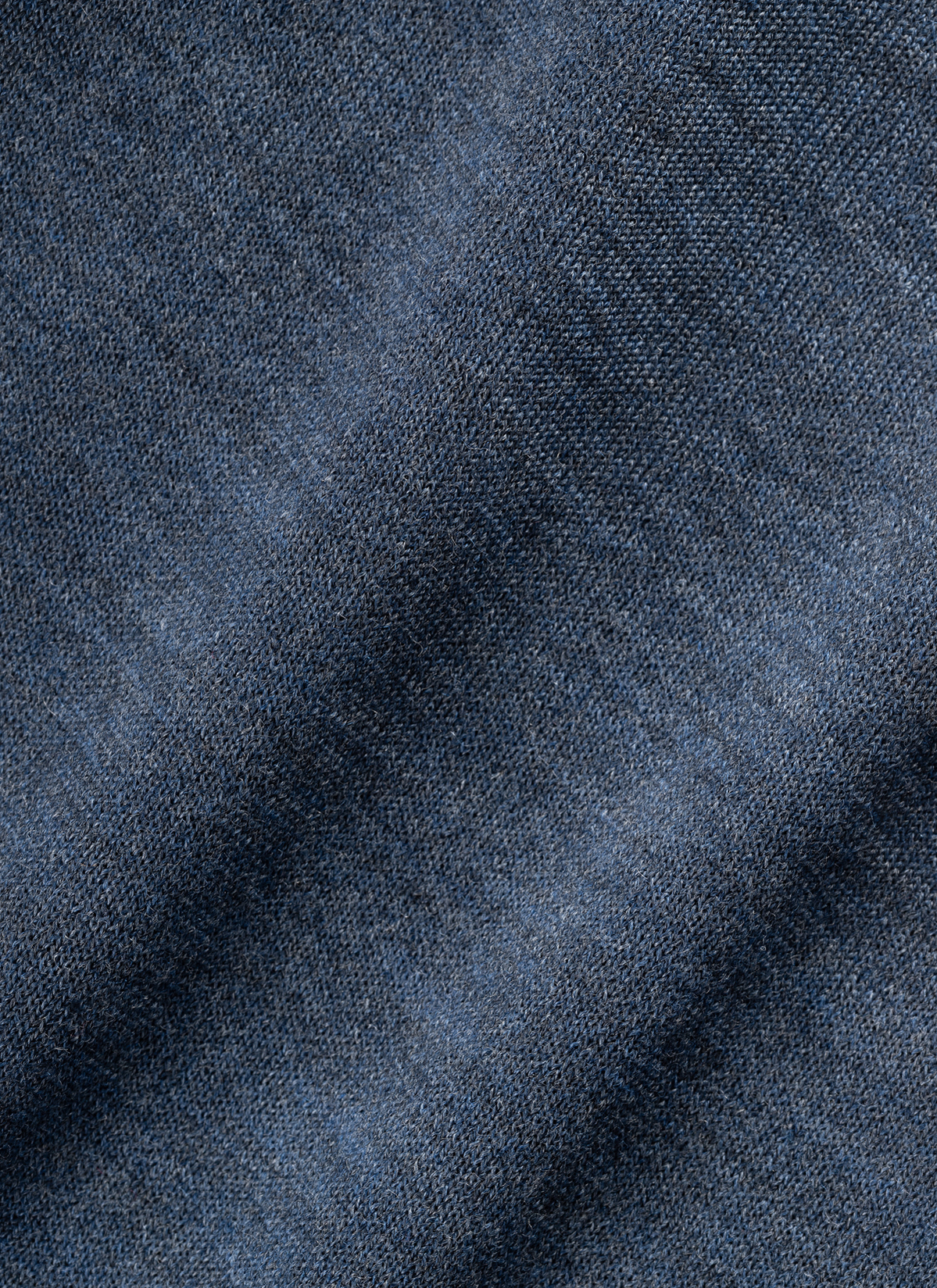 Strickjacke Zip 1/1 Arm, Nimes Blue 