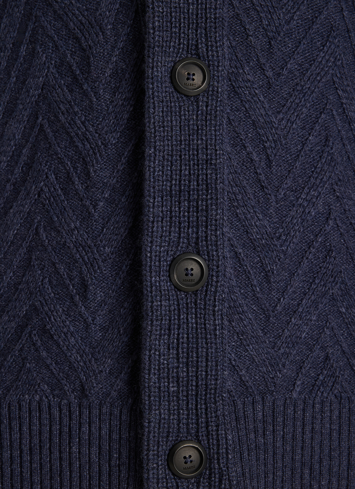 Strick Blazer, Midnight Blue Detailansicht 1