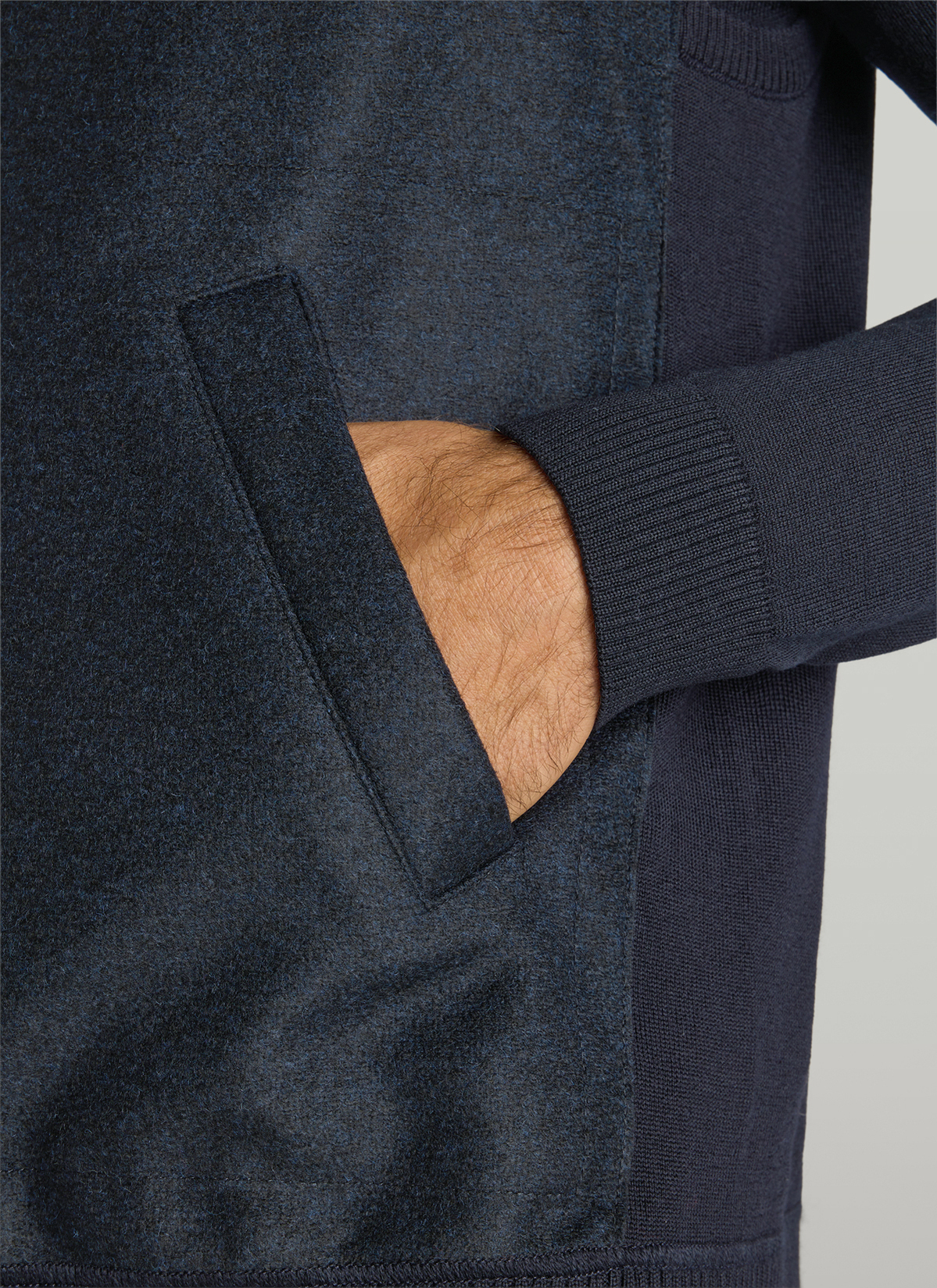 Weste, Navy Detailansicht 1