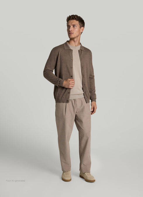 Strickjacke Knopf 1/1 Arm width=