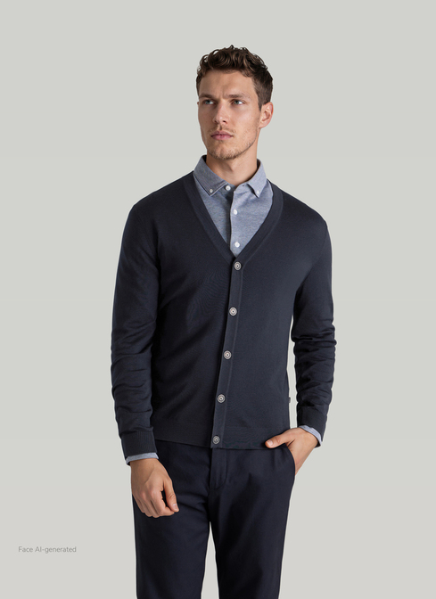 Strick Cardigan 1/1 Arm width=