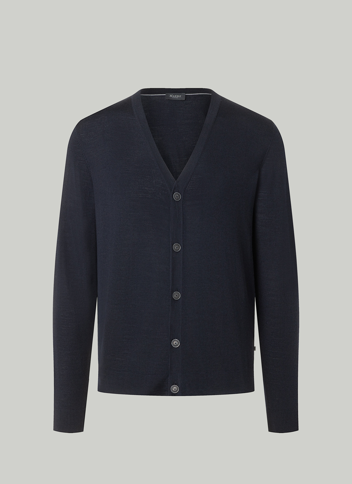 Strick Cardigan 1/1 Arm, Navy