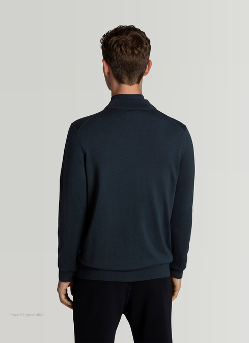 Strickjacke Zip 1/1 Arm width=
