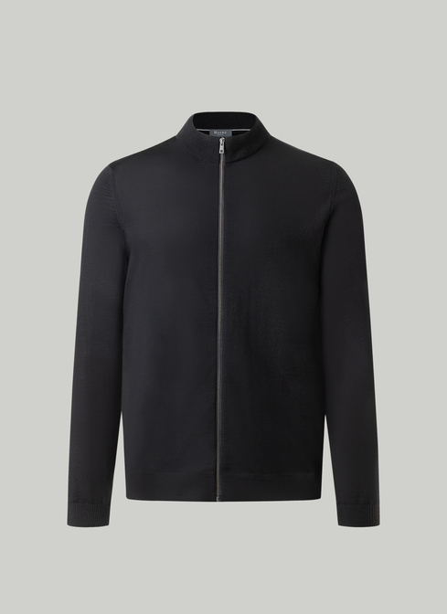Strickjacke Zip 1/1 Arm width=