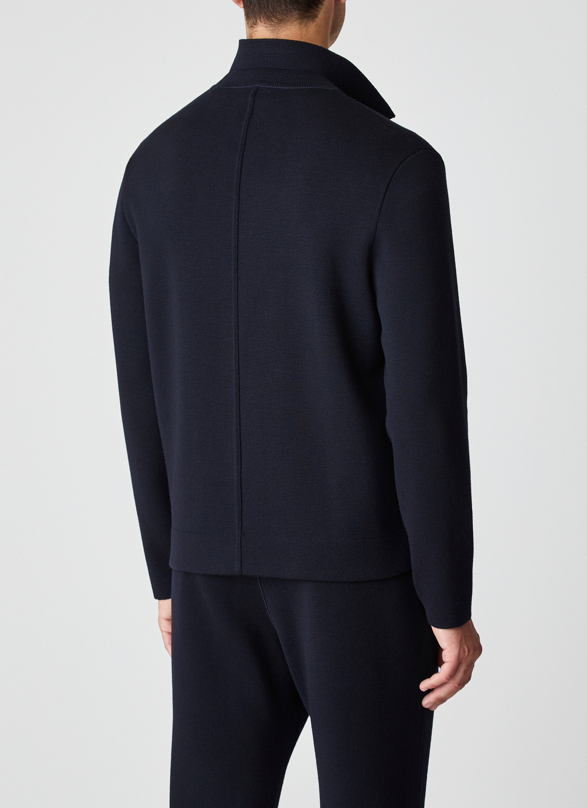 Strickjacke Knopf 1/1 Arm, Navy Detailansicht 1
