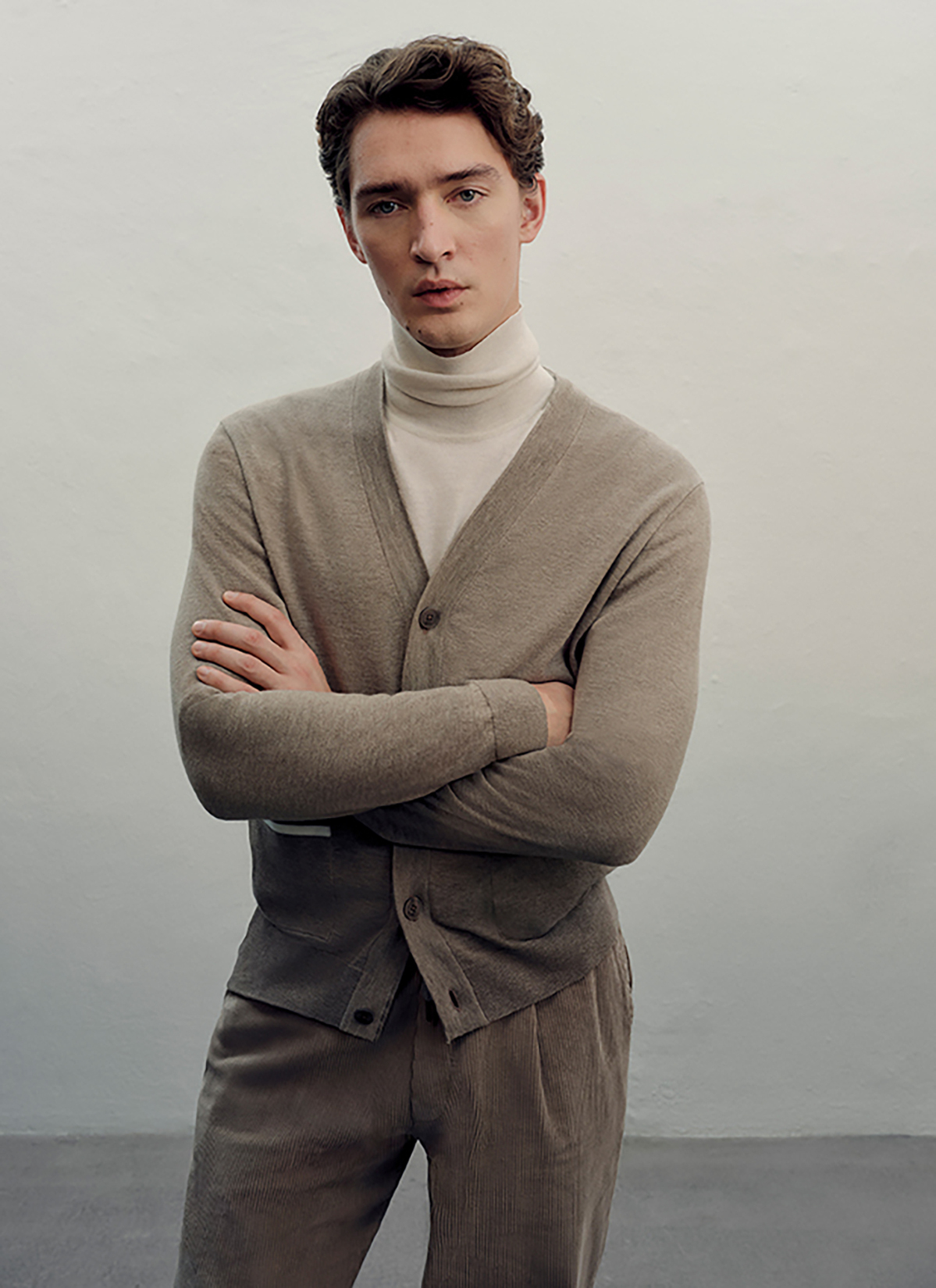 Cardigan  1/1 Arm, Twig Frontansicht