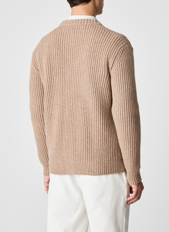 Cardigan  1/1 Arm Hazelnut Frontansicht