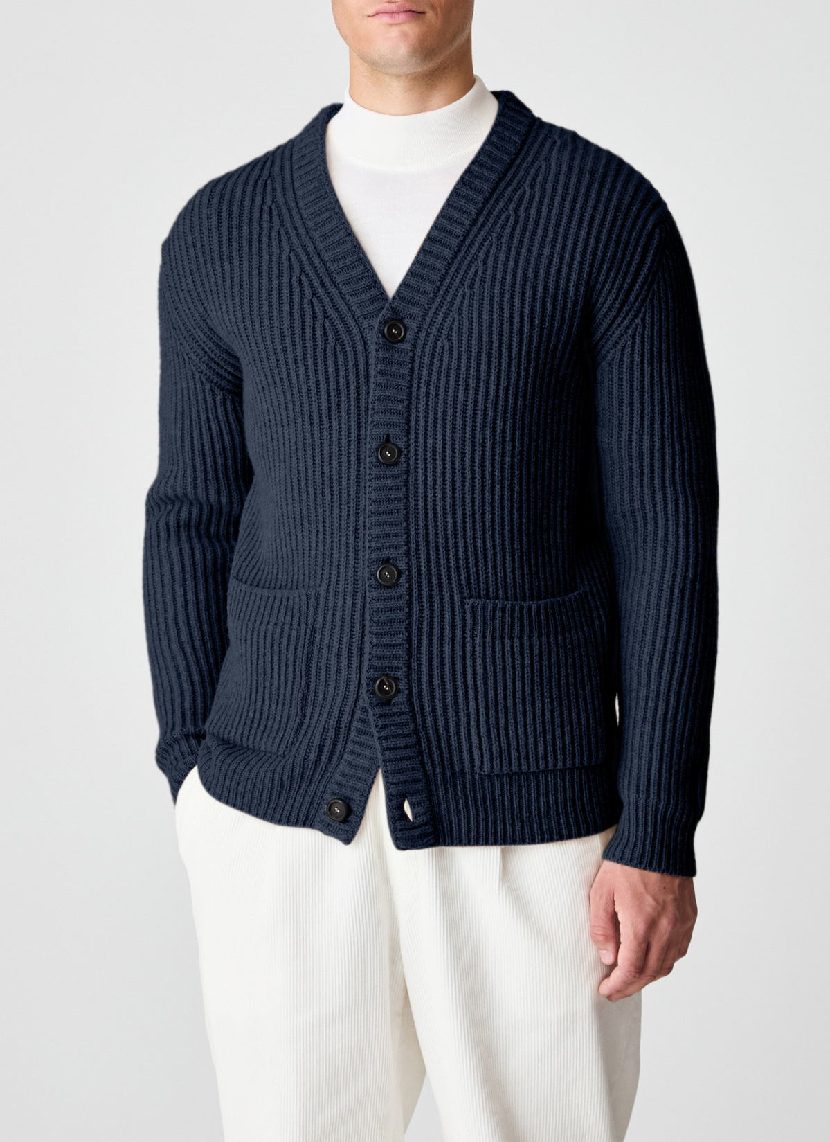 Cardigan  1/1 Arm, Bright Night Frontansicht