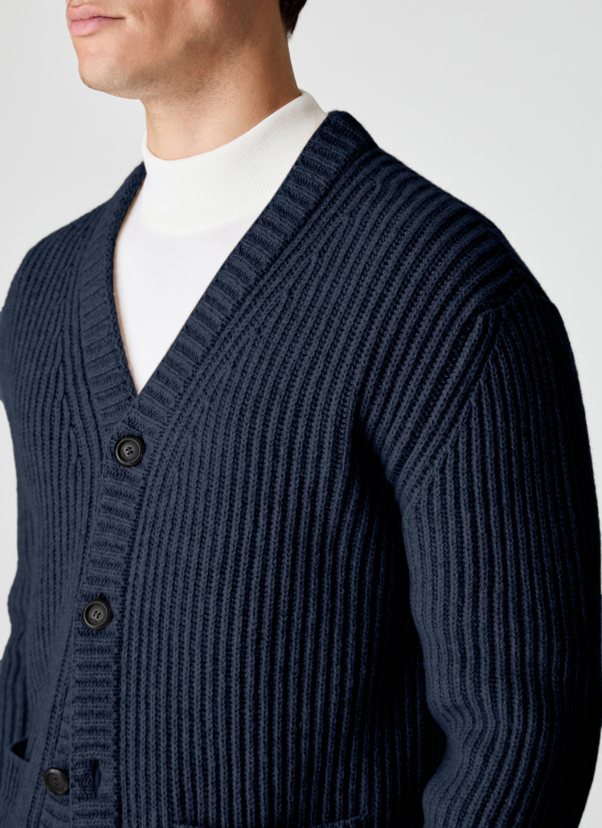 Cardigan  1/1 Arm, Bright Night Detailansicht 2