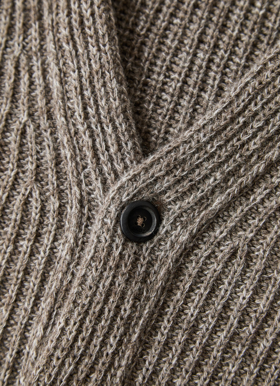 Strick Cardigan 1/1 Arm Twig Frontansicht
