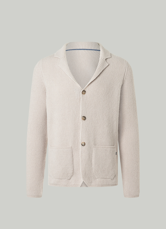 Strick Blazer Autumn Stone Frontansicht